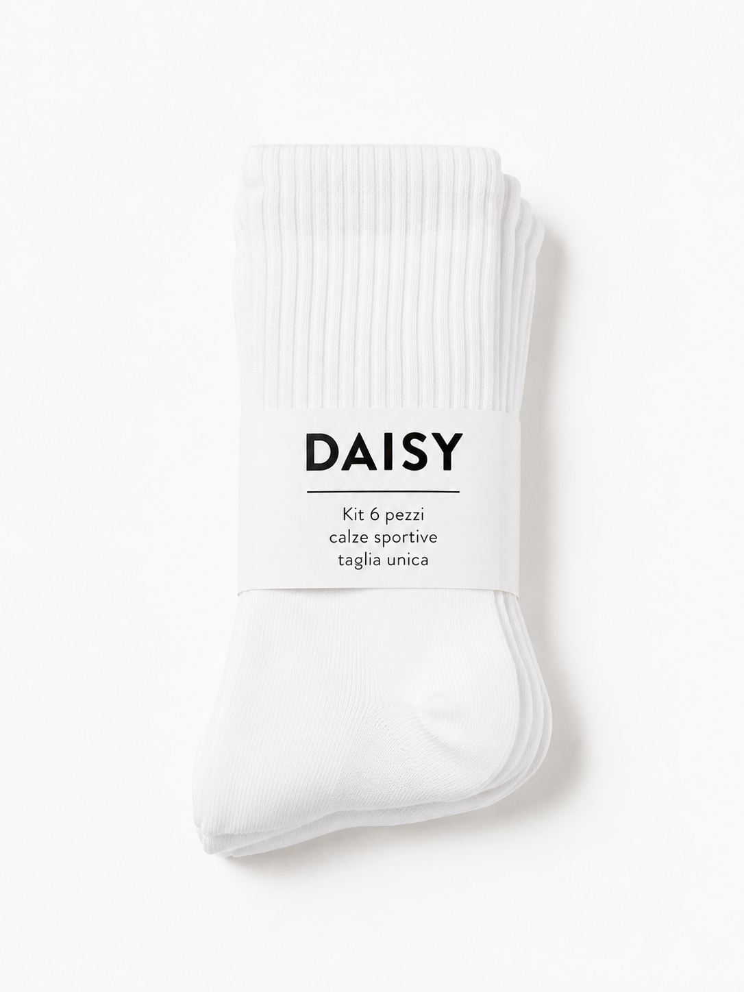 Calze di Spugna Daisy Taglia Unica – Kit 6 Paia 🌼